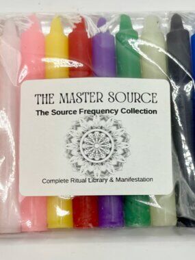Master Spell Candles 5Piece Ritual Chime Set Intention & Manifestation Undressed